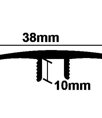 ΠΡΟΦΙΛ LAMINATE ΙΣΟΠΕΔΟ ΧΡΥΣΟ   38Χ2750mm NewPlan