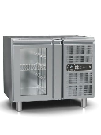 ΨΥΓΕΙΟ ΙΝΟΧ ΠΟΡΤΑ ΤΖΑΜΙ ΚΑΙ LED ΦΩΣ & ΜΗΧΑΝΗ - χωρίς πάγκο