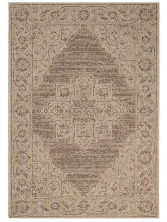 ΧΑΛΙ ETHNIK  204005C BROWN/CARAMEL BEIGE - 070X140  NewPlan