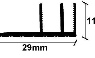 ΠΡΟΦΙΛ ΠΑΡΚΕ  ΒΑΣΗ  ΜΕΓΑΛΗ   29X11X2750mm NewPlan