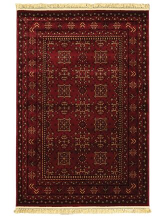 ΧΑΛΙ PERSIA   315 BURGUNDY ΜΕ ΚΡΟΣΣΙ - SET067(2x140,1x200)  NewPlan