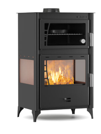 ΣΟΜΠΑ ΞΥΛΟΥ GS 15 SIDE OVEN BLACK