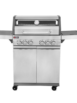 BBQ ΥΓΡΑΕΡΙΟΥ GS GRILL VIEW 4+1+1 ΙΝΟΧ - 18kW