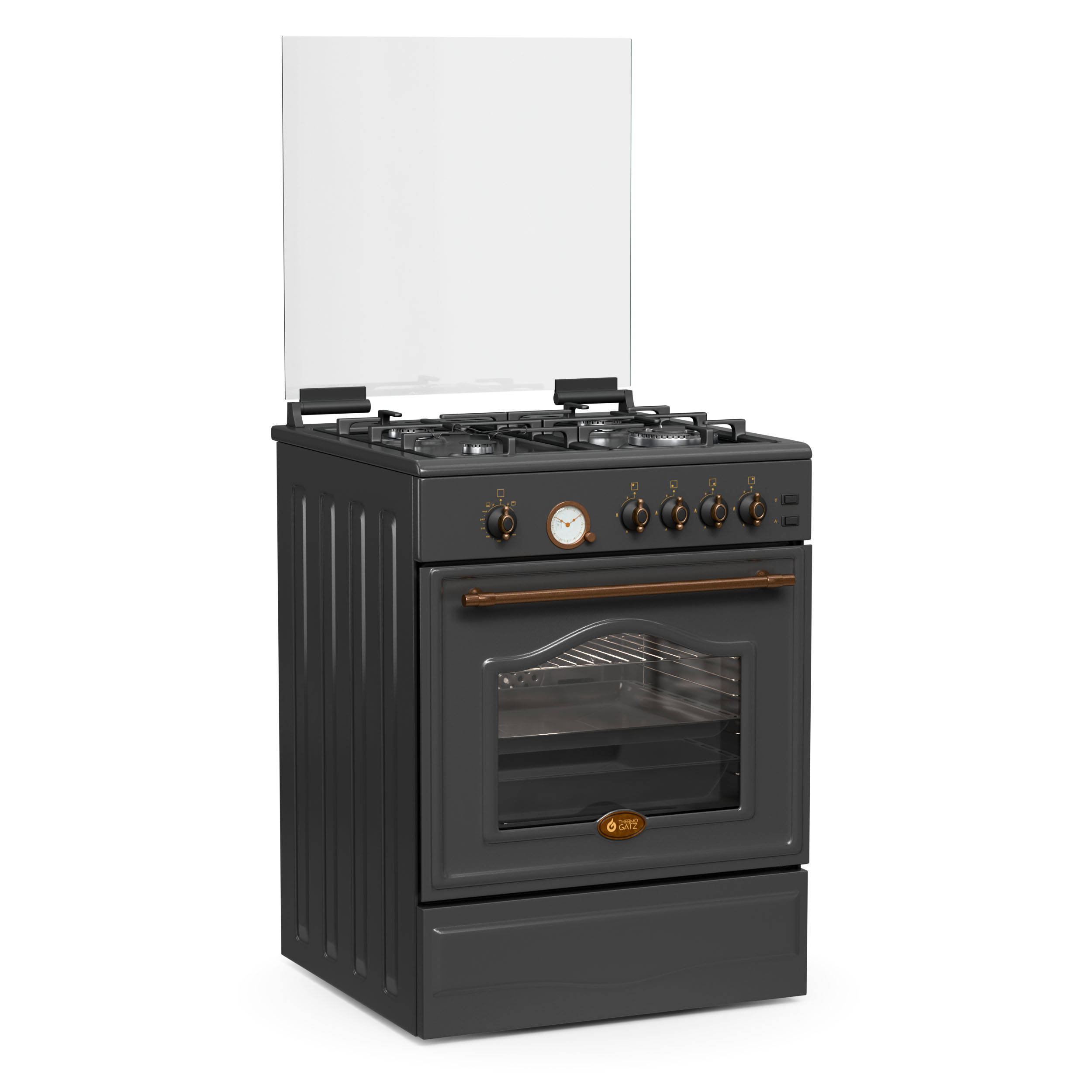 ΚΟΥΖΙΝΑ ΑΕΡΙΟΥ TGS 4222 RUSTIC ANTH MULTIGAS - Εικόνα 8