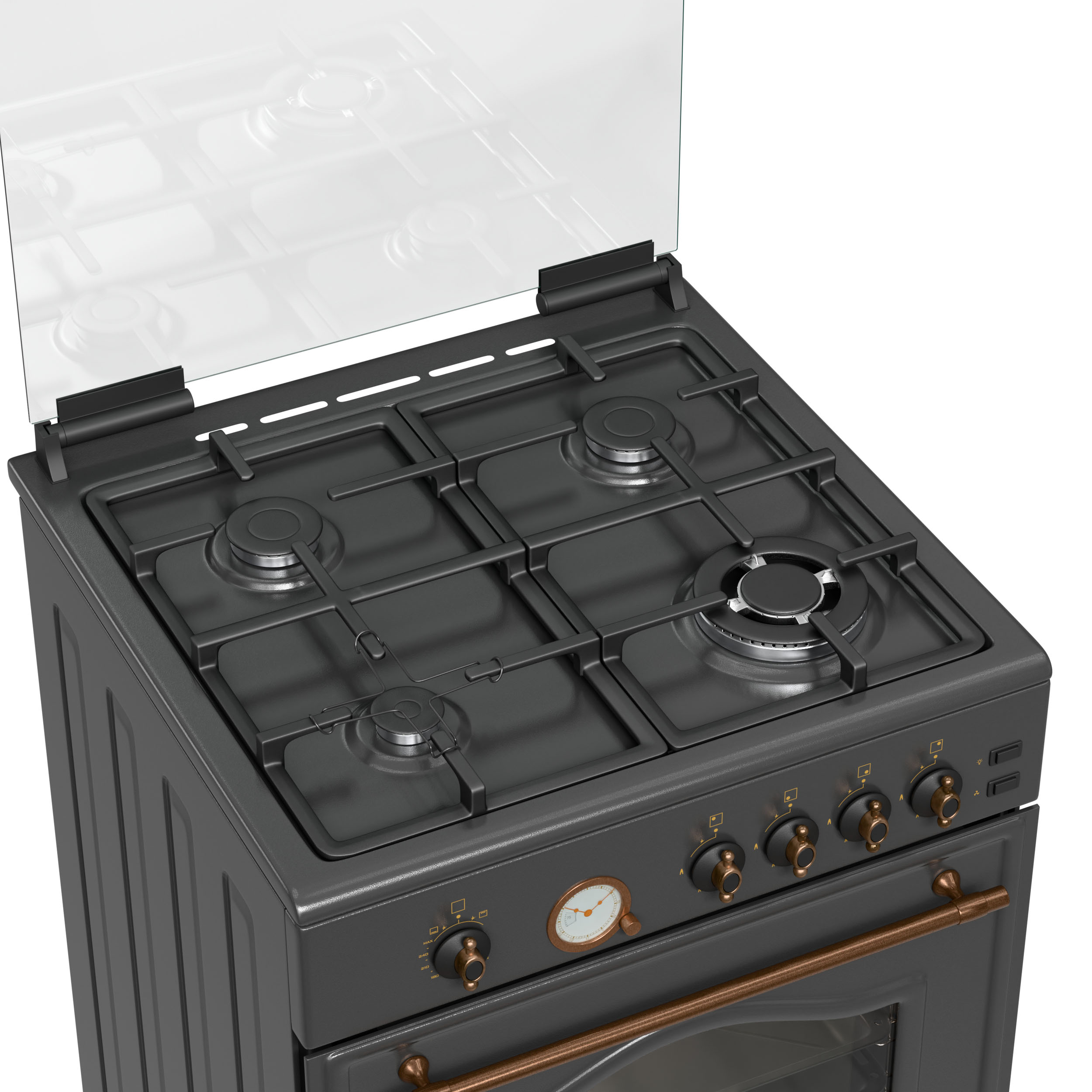 ΚΟΥΖΙΝΑ ΑΕΡΙΟΥ TGS 4222 RUSTIC ANTH MULTIGAS - Εικόνα 2