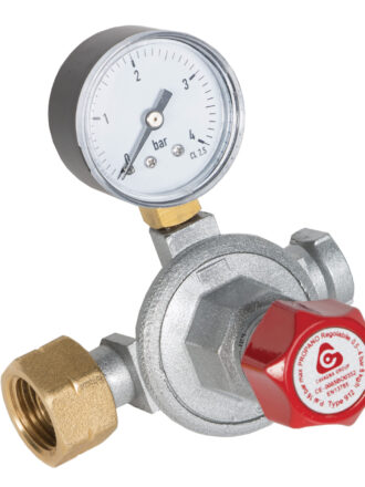 ΡΥΘΜΙΣΤΗΣ ΥΨΗΛΗΣ ΠΙΕΣΗΣ RECA 12kg Μανόμετρο Έξοδος 1/4” Θηλ.